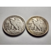 Image 3 : Two Walking Liberty 90% Silver Half Dollars ~ 1936 & 1941 ~ $1.00 Face Value