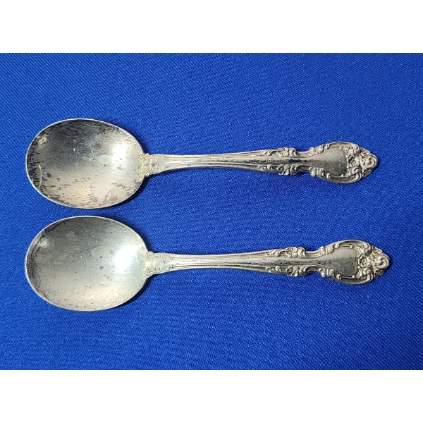 2 - Gorham Melrose Sterling Silver Spoons - TW: 86.5g