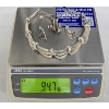 Image 3 : Sterling Silver Necklace and Earring Set - Total Weight 94.7 Grams