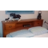 Image 1 : 59" x 40" Double Bed -  Headboard  & Frame Only As Shown