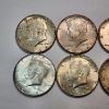 Image 2 : x8 United States Kennedy Half Dollars - 1964 90% Silver - FV: $4.00