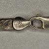 Image 5 : Vintage Italy 925 Sterling Silver 17.9g 20 Inch Herringbone Chain Necklace