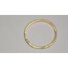 Image 2 : Antique Gold Filled Bangle Style Engraved Bracelet - Weight: 6.4g