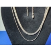 Image 3 : Assorted Sterling Silver Jewelry: Necklaces, Bracelet, Rings, Pendants TW: 54.9g