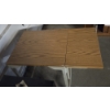 Image 5 : Metal 24'' Bankers Lamp, 28'' Storage Cube Table And 18''x27''x31'' Drop Side Metal Wheeled Cart