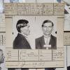 Image 2 : INTERESTING!!! Collection of 5 Antique MUGSHOT Bertillon Criminal Booking Sheets