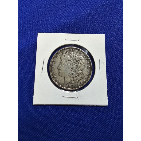 1921-D Morgan Silver Dollar 