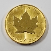Image 1 : .9999 Fine Gold 1 Oz Maple Leaf Round ~ $50 Gold Coin from 1984