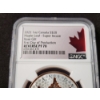 Image 5 : NGC Reverse Proof 70 Canada 2022 Silver 1 Oz Maple Leaf Super Incuse Rose Gilt