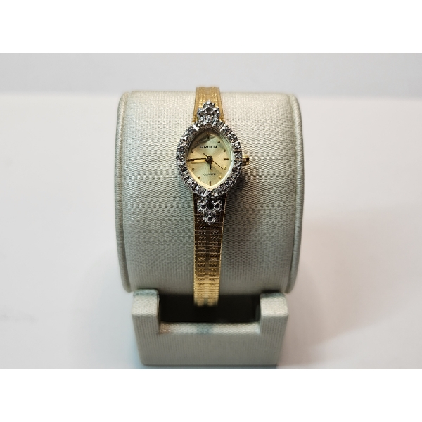 Beautiful Gold/Silver Tone Ladies Gruen Quartz Watch