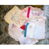 Image 1 : Collection Of Beautiful Linen Napkins/Handkerchiefs In Storage Box