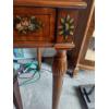 Image 9 : Unique Fantastic Example! - Ladies Personal Secretary Desk  & Chair - Hand Painted - Inlay - Leather