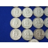 Image 4 : Lot of 21 Assorted Years Franklin Silver Half Dollars FV: $10.50