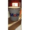 Image 1 : Oil & Gas Advertising -  Vintage MOBIL OIL 5 Gallon (Partially Filled) Oil Can (Believed To Have Old
