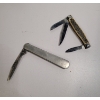 Image 2 : 2 Small Pocket Knives, Hollowed Out Grenade And Hollowed Out 50 Cal