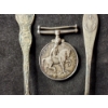 Image 11 : Sterling Silver Souvenir Spoons & Early 1900'S World War I British Silver Medal - 80 Grams Total -