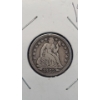 Image 2 : United States 1853 90% Silver Seated Dime With Arrows