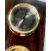 Image 4 : 3 Pc Barometer Set As Shown - Wall Mount Simulated Wood Mounting Block