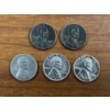 Image 1 : 5 - 1943 United States Lincoln Steel Penny Pennies - Excellent Cents