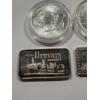 Image 3 : 4 - Beautiful .999 Fine Silver Troy Silver Ounces - Including Golden Gate Bridge Ounce - All Mint 