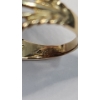 Image 6 : Vintage 14K Gold Ring With Jade & Rope Design - Size 6 - Weight: 7.9g