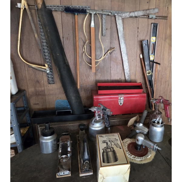 *Pick Up At Louisville Home - No Shipping Available* Pneumatic Tools Including Spray Gun & Polisher
