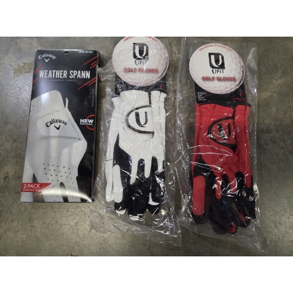 Four Brand New Golf Gloves