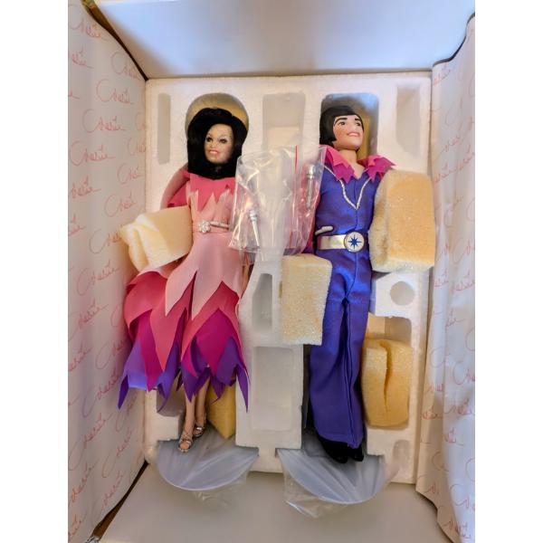 12" Donnie And Marie Osmond Through The Years Porcelain Limited Edition Dolls