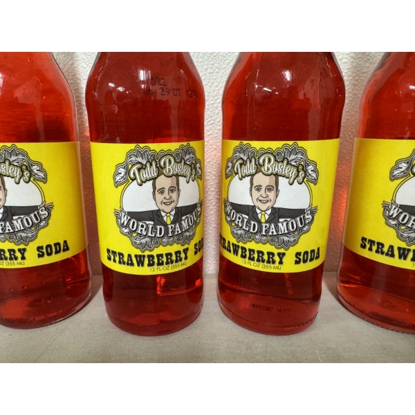 Todd Bosley's World Famous 6 Pack Of Strawberry Soda - Brand New & Delicious