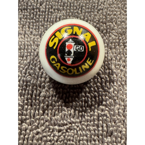 Vintage Signal Gasoline One Inch Shooter Advertising Marble - Mint Condition