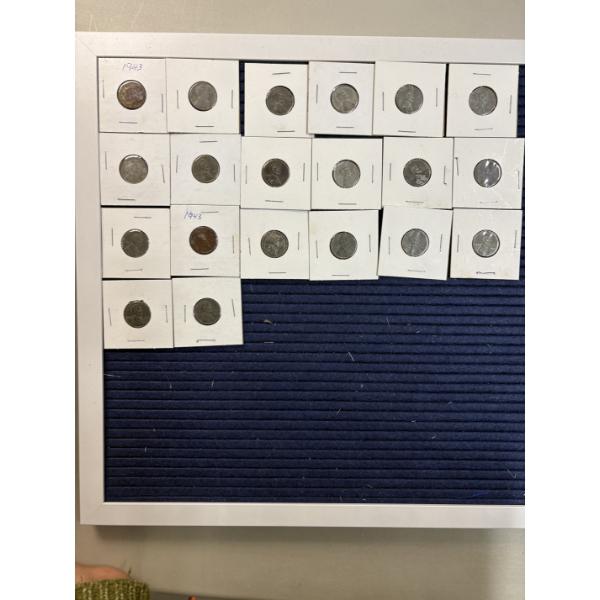 20 Wheat Pennies - Fv $0.20 Cents - In Stapled Packaging 