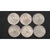 Image 2 : Assorted Years/Mint Marks 90% Silver Washington Quarters - Face Value: $1.50