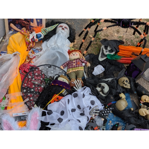 Latex Masks, Animated Outdoor Decor & More