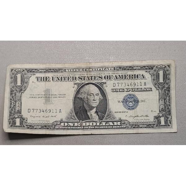 United States Series 1957 A $1 Silver Certificate With Smith And Dillon Signatures - Face Value: $1