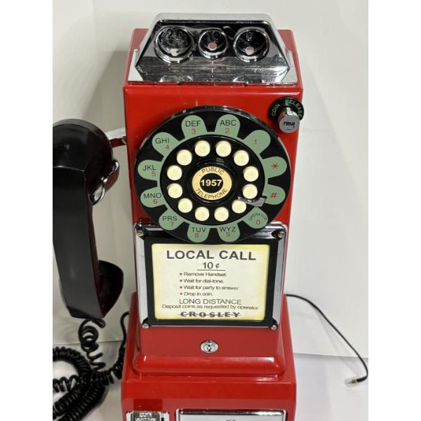 Vintage Crosley 1957 Pay Phone Replica with Coin Bank 