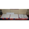 Image 1 : 46 Pieces of Ceramic Tile - Taupe Gray with High Gloss Glaze - 11.75x3x.25 - Additional Cut Pieces