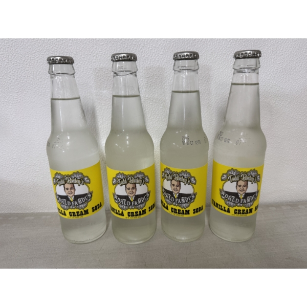 Todd Bosley's World Famous 4 Pack Of Vanilla Cream Sodas - Brand New & Delicious