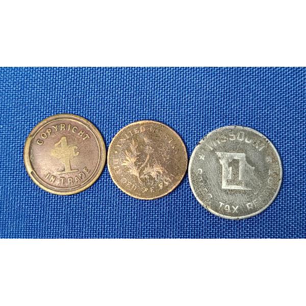W. Miller & Son Trade Token, Grocery Token & Tax Receipt Token