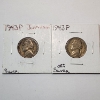 Image 1 : Two 1943-P Jefferson Nickels - 35% Silver 