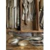 Image 1 : Silverplated Silverware - Spoons - Knives - Forks - Miscellaneous can openers etc - 3 pounds