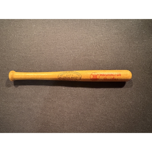 Rare Louisville Slugger Washington Senators Wooden Baseball Bat - Mint Condition!