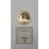 Image 1 : History Of Gold 1799 "First Discovery of Gold in North Carolina" 24K Gold Layered Replica Coin W/COA