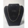 Image 1 : 14K Yellow Gold Wheat-Style Chain 20" Necklace TW: 4.8g
