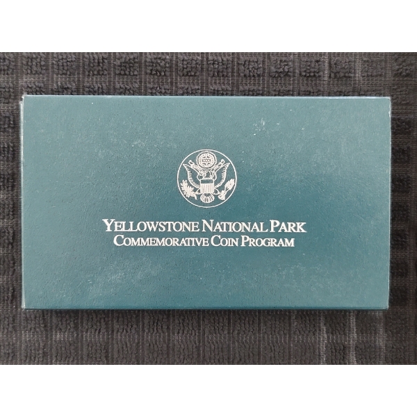 Yellowstone National Park Commemorative Coin Program 2 Coin Set Ft. 90% Silver!
