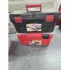 Image 1 : Two Plastic Tool Boxes, And Box Of Electric Connectors