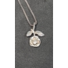 Image 3 : Sterling Silver Necklace & Earrings - Total Weight: 5.8g