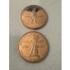 Image 1 : TWO - 2nd Amendment 1 oz .999 Fine Copper Round Coins - Brilliant Uncirculated - Limited Edition