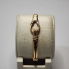 Image 1 : 10K Yellow Gold Wire-Wrapped Hook Bangle Bracelet - Total Weight: 12.3g