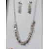Image 2 : GORGEOUS NEVER WORN Sterling Silver Extraordinary Italian Made Necklace & Earring Set ~ 11.5 Grams