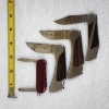 Image 6 : Four Vintage Like New Pocket Knives Ft. VALOR Brand & One Vintage Swiss Army Knife